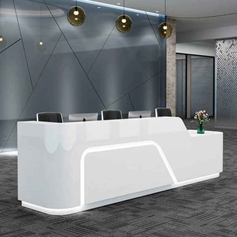 Simple Counter Reception Desks Front Desk Coffee Shop Reception Desks Customer Artificial Board Furniture Zum Empfang MHJDT
Simple Counter Reception Desks Front Desk Coffee Shop Reception Desks Customer Artificial Board Furniture Zum Empfang MHJDT