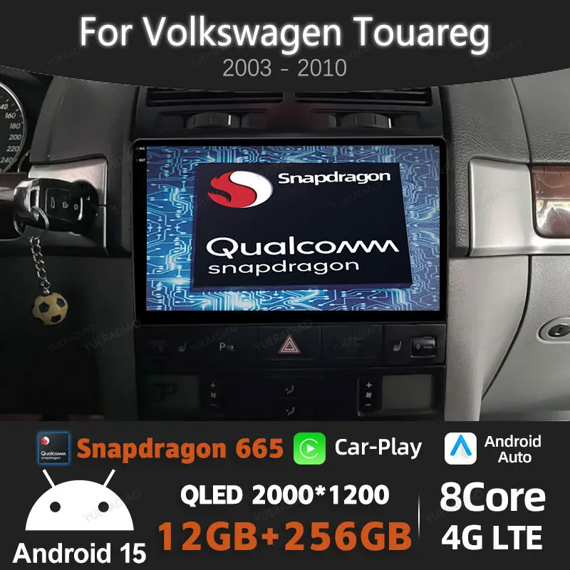 Android 15 Car Radio For Volkswagen VW Touareg 2003 - 2010 Carplay Auto Multimedia Video Player NAVI GPS 4G WIFI 2K Screen QLED
Android 15 Car Radio For Volkswagen VW Touareg 2003 - 2010 Carplay Auto Multimedia Video Player NAVI GPS 4G WIFI 2K Screen QLED
