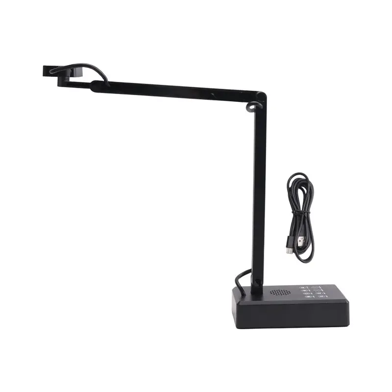 Efficient 4K USB Document Camera 16MP Webcam Visualiser Image Invert Foldable For Live Demo Web Conferencing