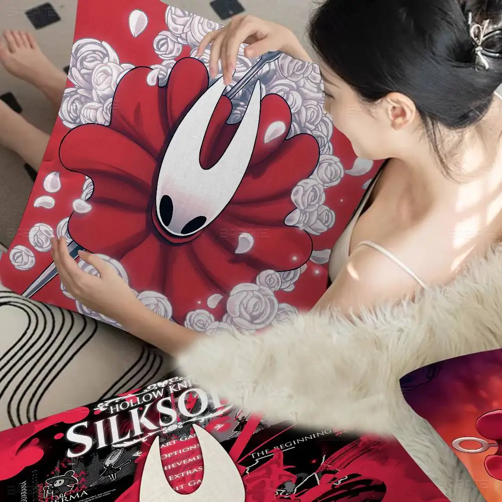 Popular Game H-Hollow K-Knight S-Silksong Pillow Covers Cartoon Sofa Decorative Home Double-sided Printing Short Plush
Popular Game H-Hollow K-Knight S-Silksong Pillow Covers Cartoon Sofa Decorative Home Double-sided Printing Short Plush