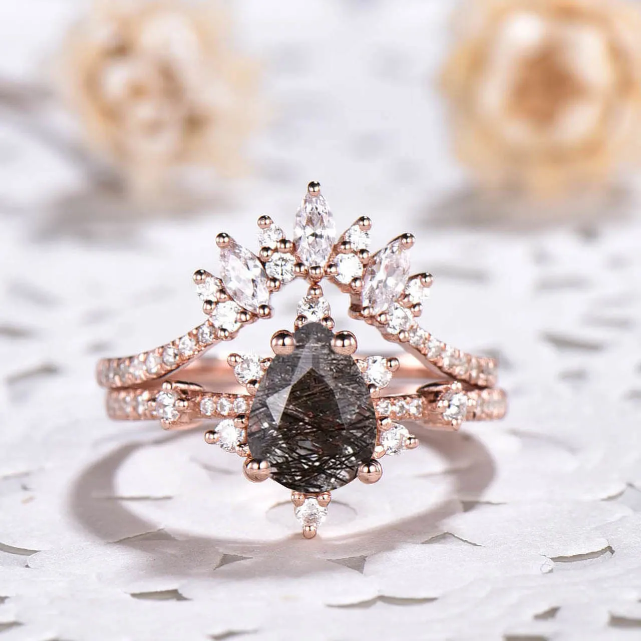 925 Sterling Silver Natural Moonstone Engagement Rings for Women Elegent Fine Black Rutilated Quartz Moss Agate Wedding Jewelry
925 Sterling Silver Natural Moonstone Engagement Rings for Women Elegent Fine Black Rutilated Quartz Moss Agate Wedding Jewelry
