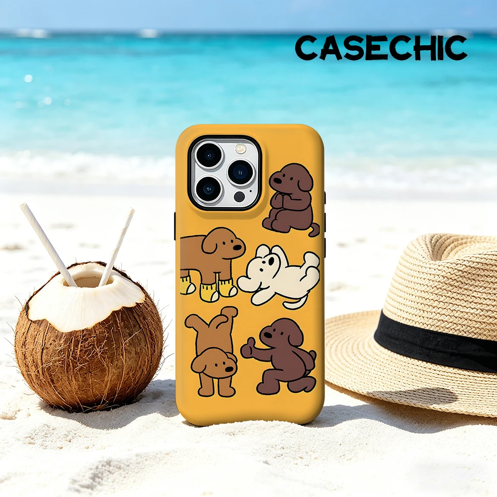 CaseChic case Matte Bumper For Magsafe Case For iPhone 17 16 15 14 Plus Pro Max Shockproof Hard PC Funny Puppy Cartoon Cover
CaseChic case Matte Bumper For Magsafe Case For iPhone 17 16 15 14 Plus Pro Max Shockproof Hard PC Funny Puppy Cartoon Cover