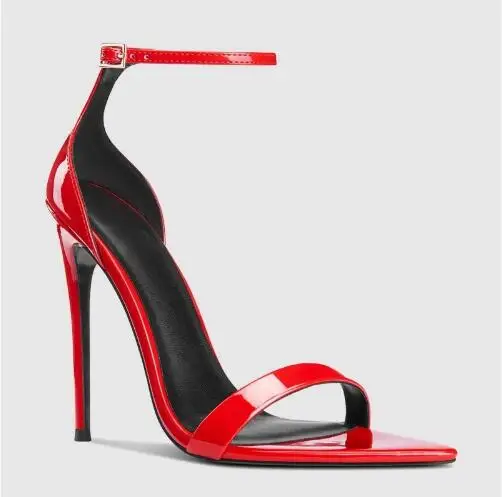 Drop Shipping Women Fashion Red Black Shiny Leather Poined Open Toe One Line Ankle Strap High Heel Sandals Lady Party Prom Shoes
Drop Shipping Women Fashion Red Black Shiny Leather Poined Open Toe One Line Ankle Strap High Heel Sandals Lady Party Prom Shoes