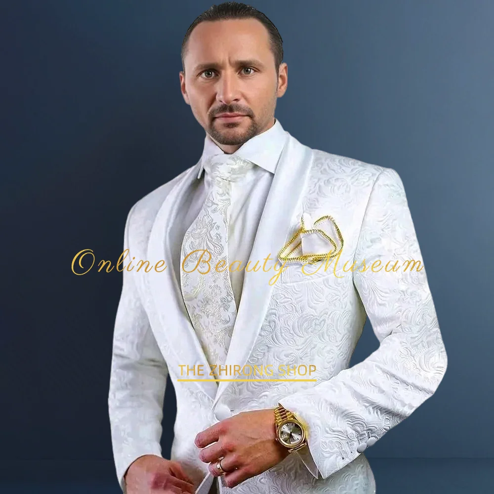 Men's Printed Fabric Wedding 2-Piece Suit, Jacket with a tie+Pants, Stylish Design in Custom Sizes, Cocktail Birthday Party
Men's Printed Fabric Wedding 2-Piece Suit, Jacket with a tie+Pants, Stylish Design in Custom Sizes, Cocktail Birthday Party