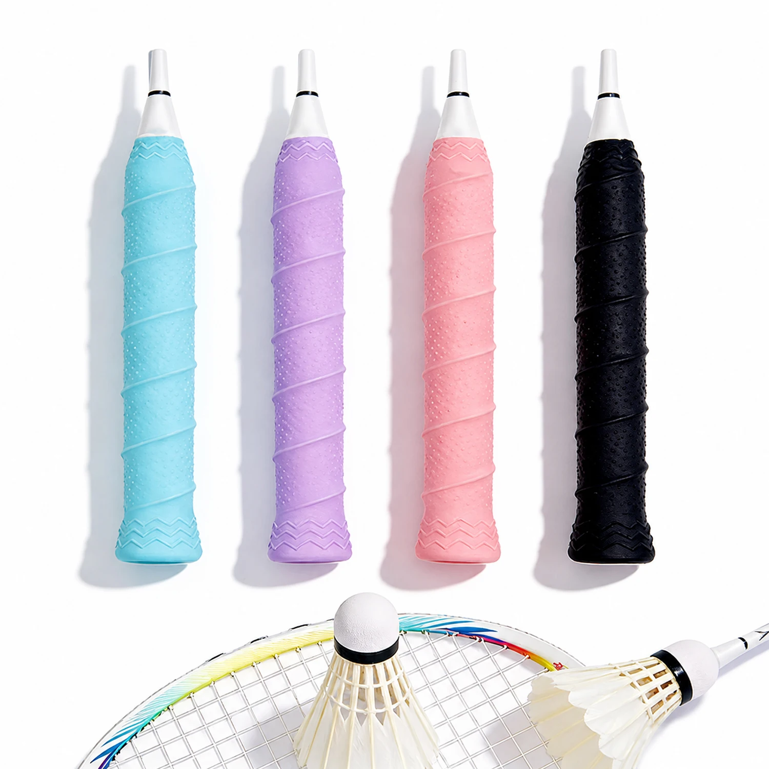Silicone Badminton Racket Grip Cover,Anti-Slip, Shockproof,Sweat Resistant,Comfort Grip,Easy to Clean, Reusable Handle Protector
Silicone Badminton Racket Grip Cover,Anti-Slip, Shockproof,Sweat Resistant,Comfort Grip,Easy to Clean, Reusable Handle Protector