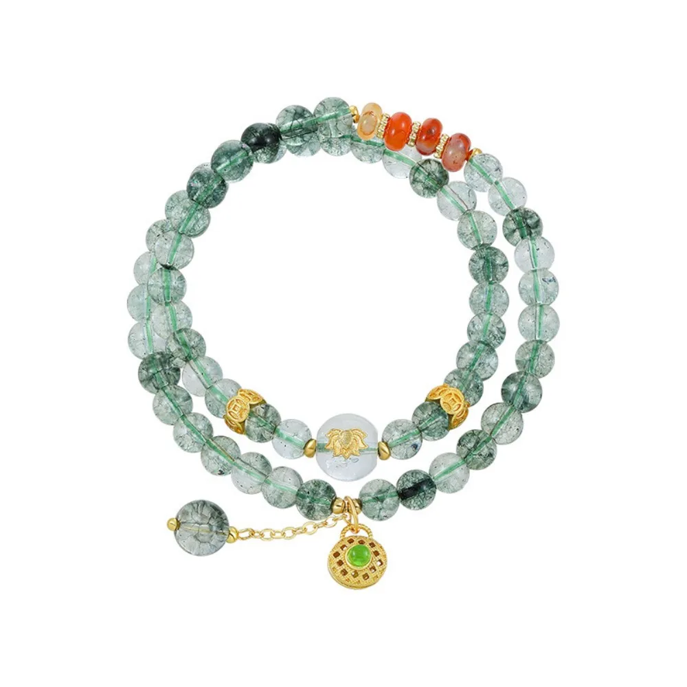 KITYKISS Green Phantom Crystal Bracelet, Double-Layer Wearing, Meditation-Inducing Dopamine Personalized Jewelry
KITYKISS Green Phantom Crystal Bracelet, Double-Layer Wearing, Meditation-Inducing Dopamine Personalized Jewelry