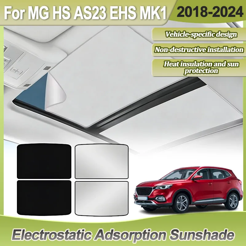 Car Roof Sunshade For MG HS AS23 EHS MK1 2018-2021 2022 2023 2024 Electrostatic Adsorption Sunroof Sunshade Skylight Accessories
Car Roof Sunshade For MG HS AS23 EHS MK1 2018-2021 2022 2023 2024 Electrostatic Adsorption Sunroof Sunshade Skylight Accessories