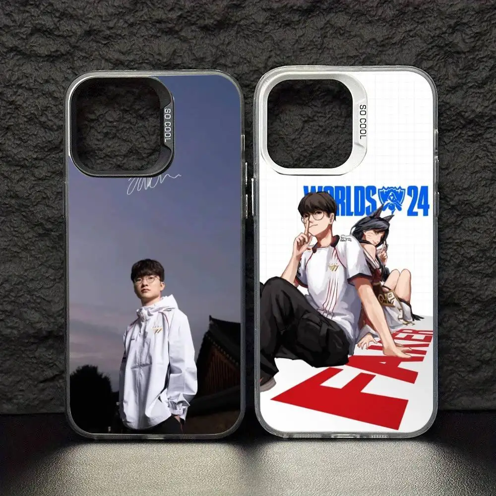 S-SKT T1 F-Faker Phone Case Color Silver Shell For IPhone 17 16 15 14 13 12 11 Pro Max Plus
S-SKT T1 F-Faker Phone Case Color Silver Shell For IPhone 17 16 15 14 13 12 11 Pro Max Plus