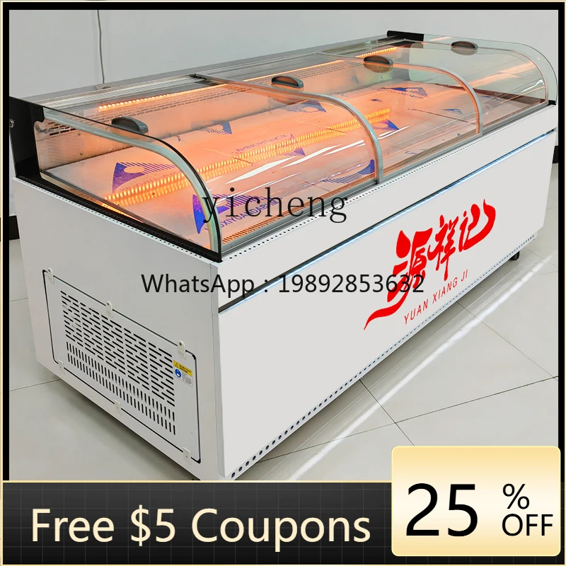 Двухтемпературный холодильный шкаф ZS, коммерческая замороженная витрина для сохранения свежести приготовленных продуктов и холодных блюд.
Двухтемпературный холодильный шкаф ZS, коммерческая замороженная витрина для сохранения свежести приготовленных продуктов и холодных блюд.