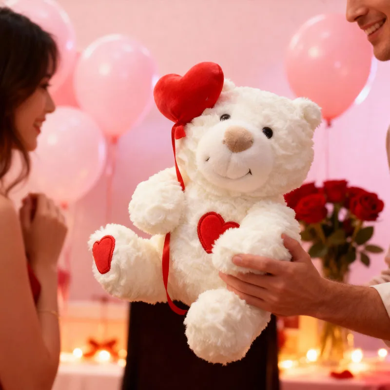 Valentines Day Heart Bear Plush Toy Wedding Proposal Gift for Girlfriend Anniversary Romantic Stuffed Animal Doll Home Decor
Valentines Day Heart Bear Plush Toy Wedding Proposal Gift for Girlfriend Anniversary Romantic Stuffed Animal Doll Home Decor