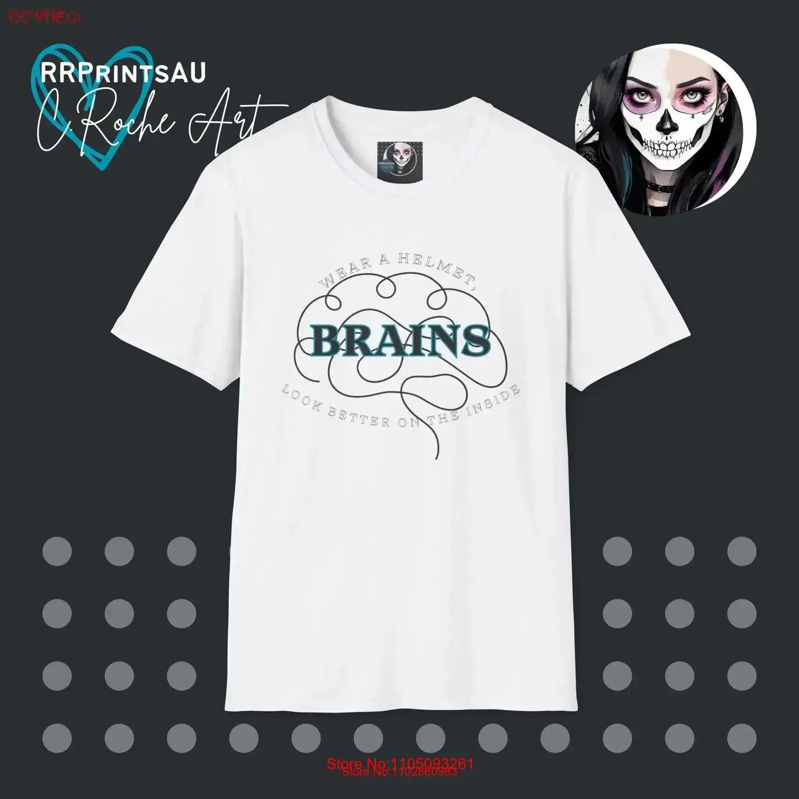 C Roche Softstyle Wear a helmet T Shirt vintage Washed Slightly Unisex Versatile Comfortable fashion graphic Casual
C Roche Softstyle Wear a helmet T Shirt vintage Washed Slightly Unisex Versatile Comfortable fashion graphic Casual