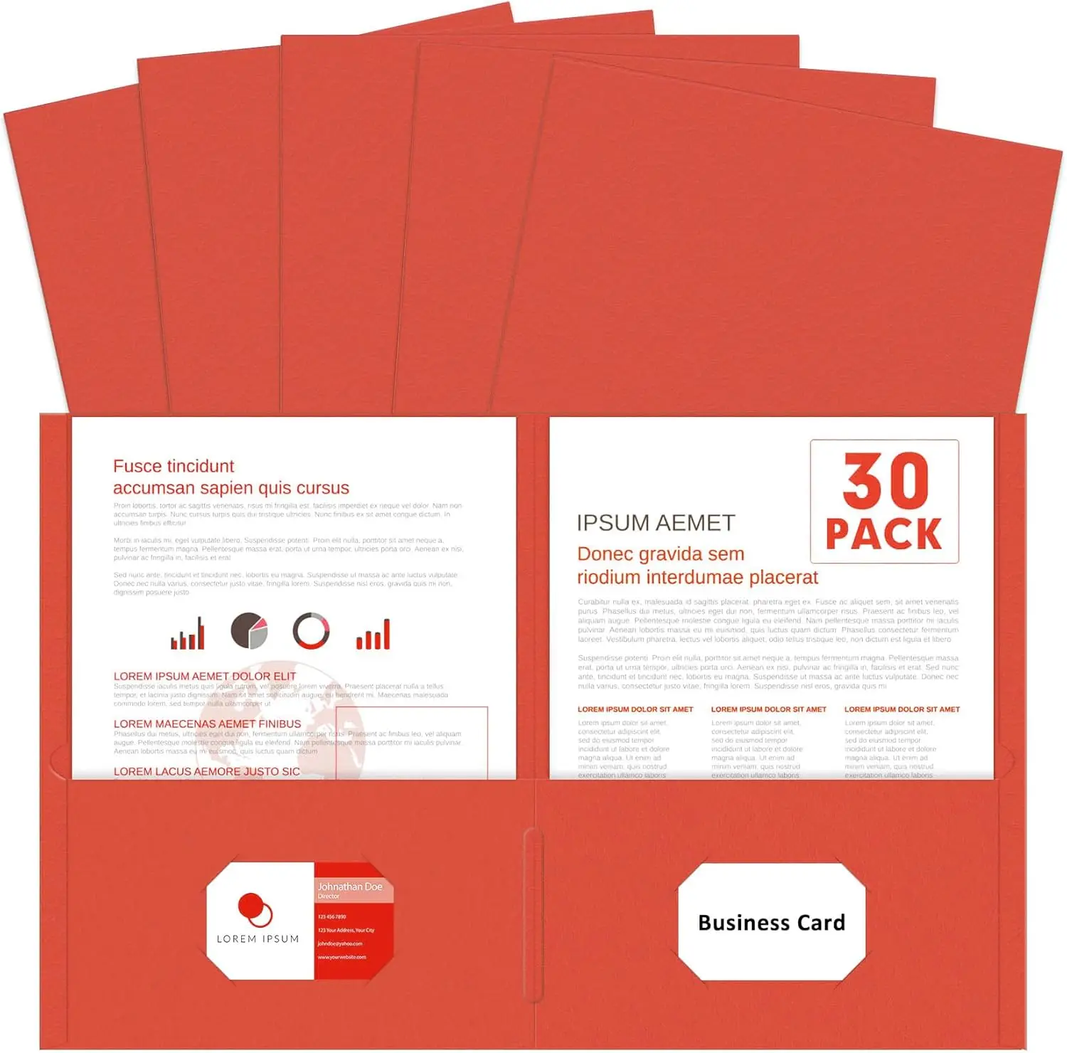 30 Pack Two Pocket Folders, Letter Size Paper File Folders for School Office Home, Red
30 Pack Two Pocket Folders, Letter Size Paper File Folders for School Office Home, Red