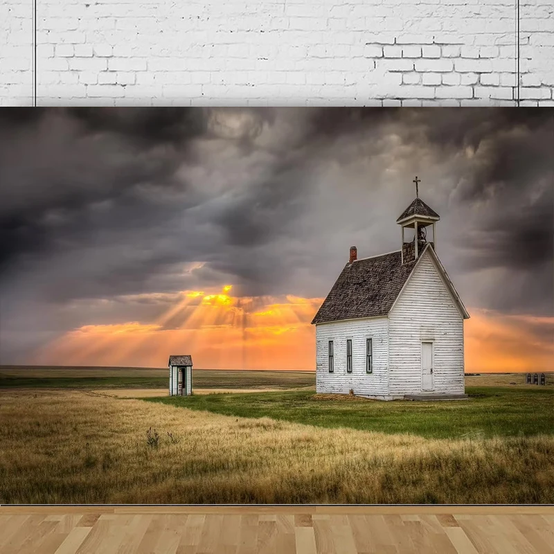 Фон для фотосъемки в сельской местности, старая заброшенная церковь, закат, солнечные лучи, облака, поле, природный пейзаж, фон для портретной съемки
Фон для фотосъемки в сельской местности, старая заброшенная церковь, закат, солнечные лучи, облака, поле, природный пейзаж, фон для портретной съемки