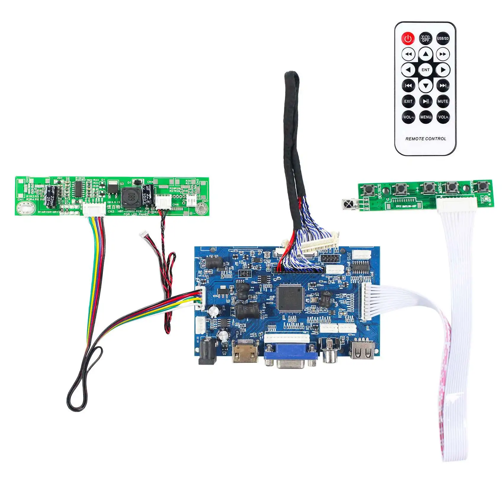 Fit For 21.5" T215HVN01.0 1920x1080 LCD HDM I VGA USB Auto Brightness LCD Board
Fit For 21.5" T215HVN01.0 1920x1080 LCD HDM I VGA USB Auto Brightness LCD Board