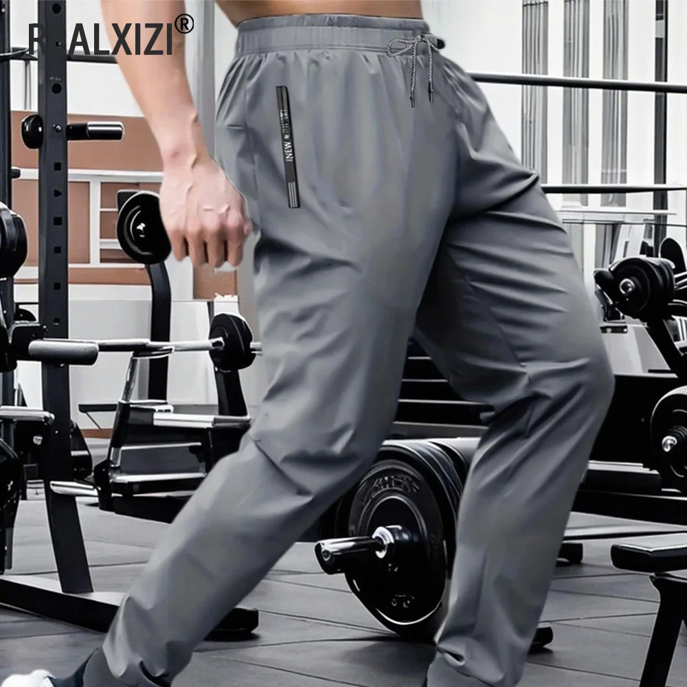 Men's Sweatpants Joggers Elastic Waist Sport Casual Trousers Baggy Gym Fitness Breathable Thin Quick Dry Sports Pant Clothing
Men's Sweatpants Joggers Elastic Waist Sport Casual Trousers Baggy Gym Fitness Breathable Thin Quick Dry Sports Pant Clothing
