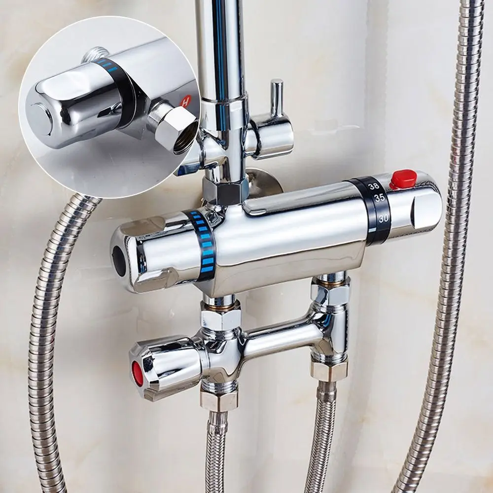 Durable Shower Valve 1/2" Outlet Bathroom Faucet Exposed Bar Shower Mixer Bathroom Accessories Valve Tap
Durable Shower Valve 1/2" Outlet Bathroom Faucet Exposed Bar Shower Mixer Bathroom Accessories Valve Tap
