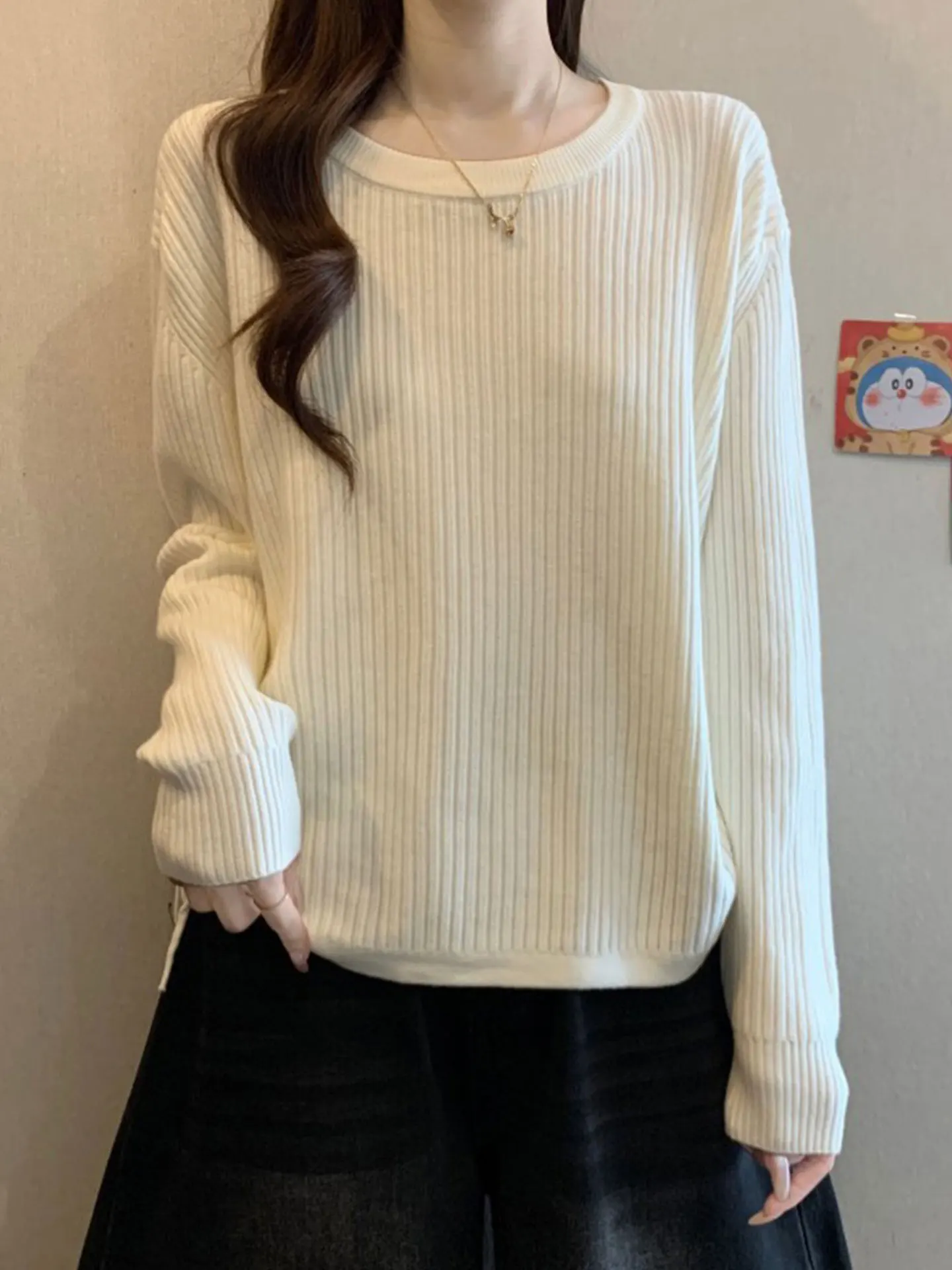 Corduroy Knitted Base irt Women's ort Svel Top Autumn Winter plus Size Slimming Design Dstring Casual Sle
Corduroy Knitted Base irt Women's ort Svel Top Autumn Winter plus Size Slimming Design Dstring Casual Sle