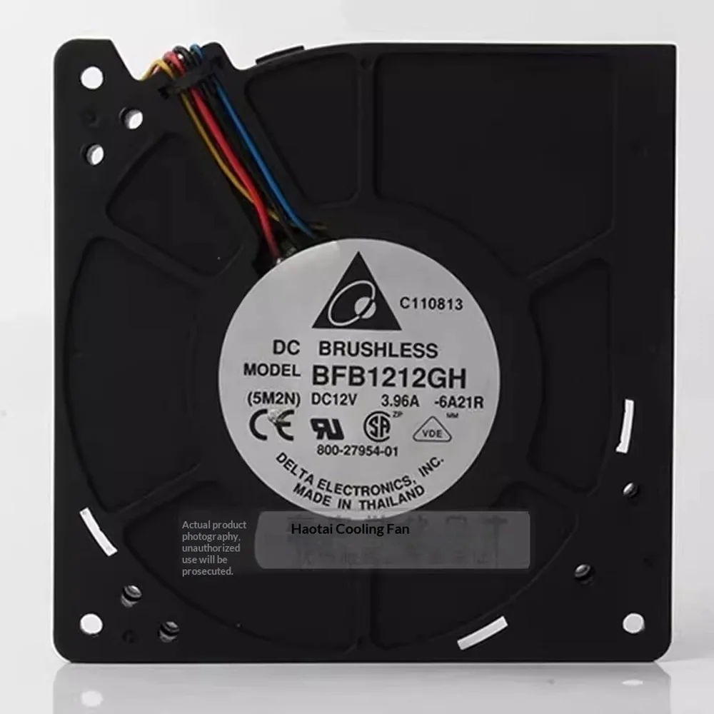 For Delta BFB1212GH 12032 DC12V 3.96A 12CM 4-Wire Turbo Mute Cooling Fan
For Delta BFB1212GH 12032 DC12V 3.96A 12CM 4-Wire Turbo Mute Cooling Fan