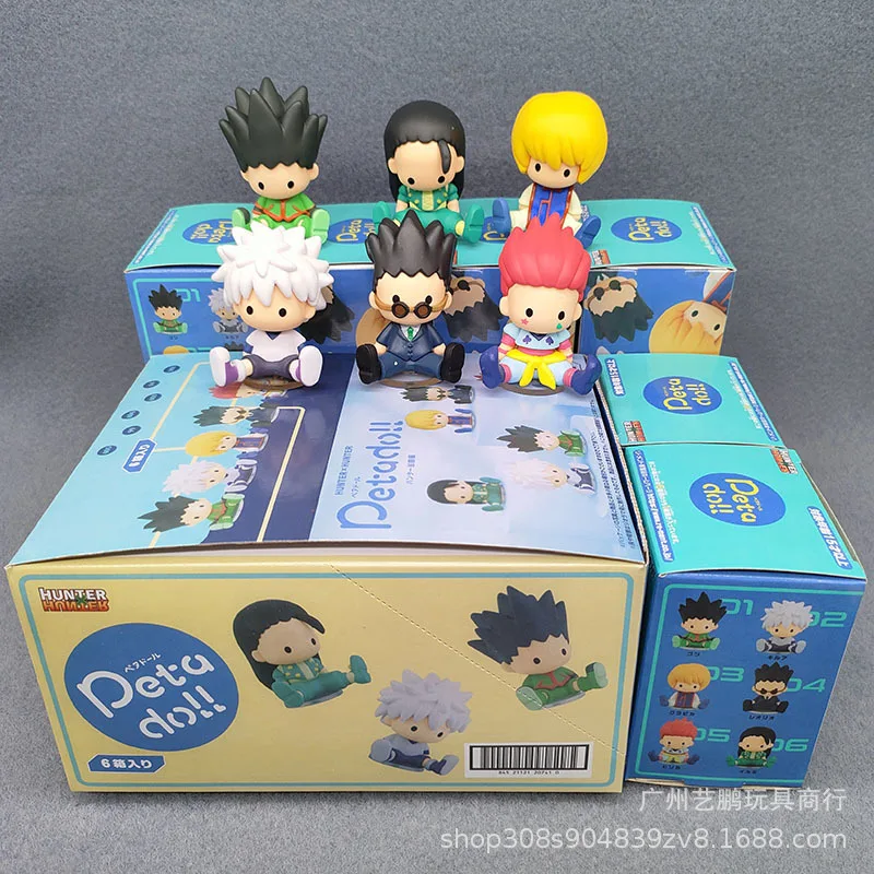 6pcs/set Anime HUNTERxHUNTER Killua Q Version Mini Action Figure PVC Model Statue Twisted Egg Toys Doll Desk Decor Gifts boxed
6pcs/set Anime HUNTERxHUNTER Killua Q Version Mini Action Figure PVC Model Statue Twisted Egg Toys Doll Desk Decor Gifts boxed