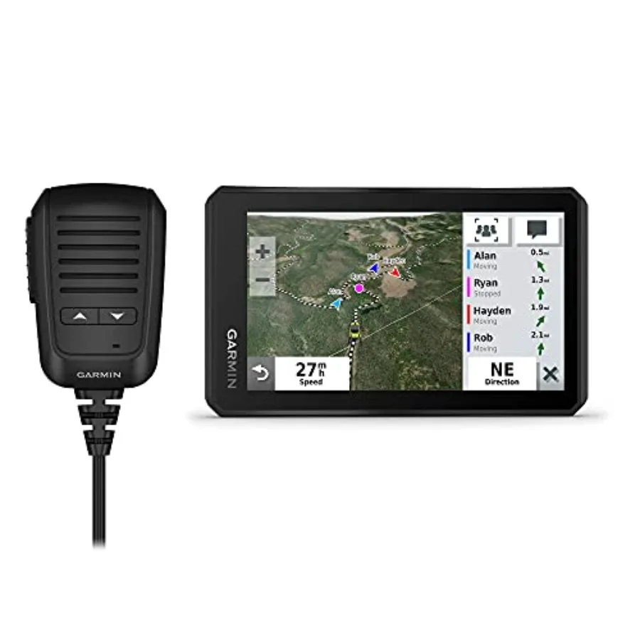 Off-Road Navigator for Powersport use, rugged plastic housing, black finish, with Group Ride Radio, tracking, voice comms and 5
Off-Road Navigator for Powersport use, rugged plastic housing, black finish, with Group Ride Radio, tracking, voice comms and 5