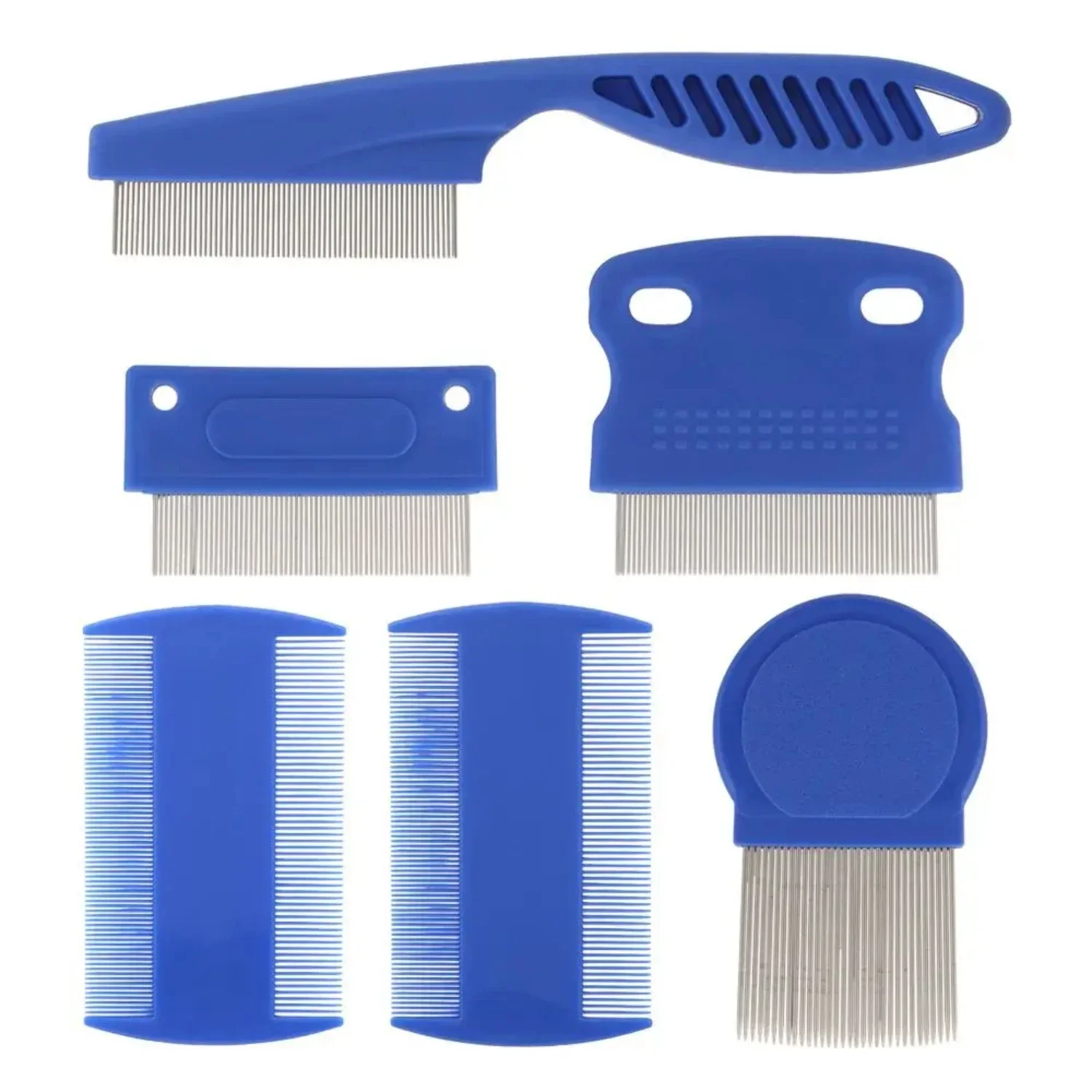 Complete Superior Professional 6-Piece High-Quality Stainless Steel Pet Grooming Comb Set for Dogs and Cats - Effective Tear Sta
Complete Superior Professional 6-Piece High-Quality Stainless Steel Pet Grooming Comb Set for Dogs and Cats - Effective Tear Sta