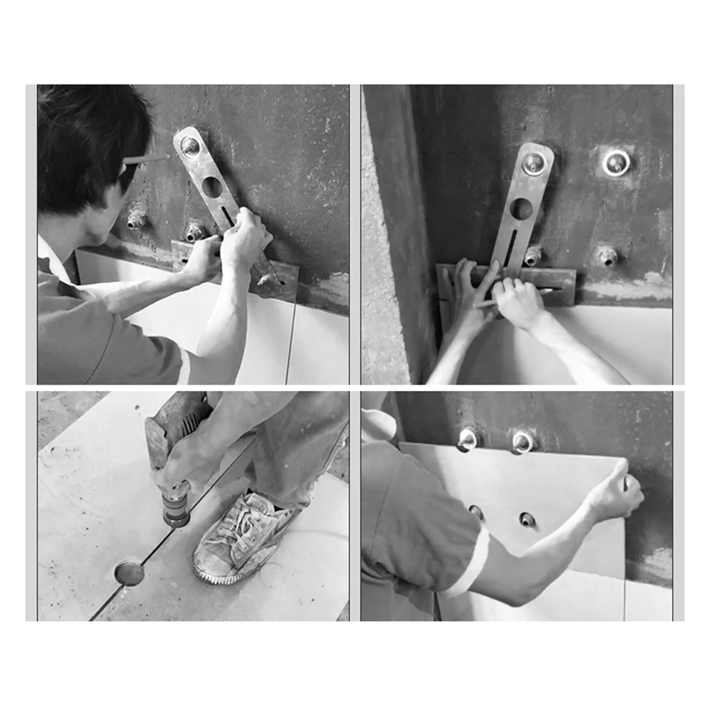 Ceramic Tile Hole Locator Electrician Tools Interior Decorate Install Glass Plumbing Tool 84 Mounting Holes Pipe Wall
Ceramic Tile Hole Locator Electrician Tools Interior Decorate Install Glass Plumbing Tool 84 Mounting Holes Pipe Wall