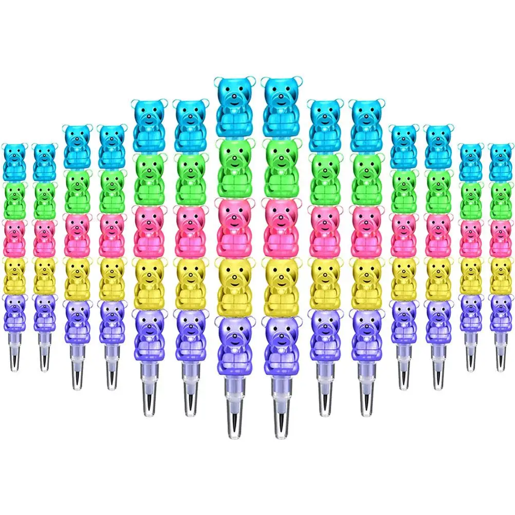 Cartoon Bear Shaped Pencils Plastic Stackable Kids School Supplies Student Use Lovely Design Writing Painting Homework
Cartoon Bear Shaped Pencils Plastic Stackable Kids School Supplies Student Use Lovely Design Writing Painting Homework