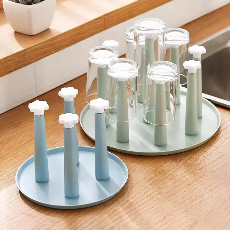 Creative Drain Cup Holder Home Use Tea Cup Ra Storage Glass Cup Hanger Plastic Material Pure Color Batoom Organizer
Creative Drain Cup Holder Home Use Tea Cup Ra Storage Glass Cup Hanger Plastic Material Pure Color Batoom Organizer