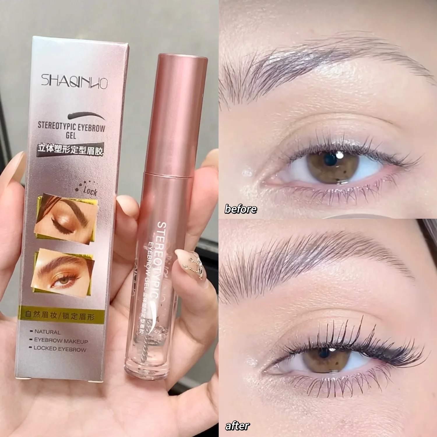 Eyebrow Gel Clear Brow Lamination Hold Natural Shape Long Lasting Waterproof No Smudge for Student Makeup
Eyebrow Gel Clear Brow Lamination Hold Natural Shape Long Lasting Waterproof No Smudge for Student Makeup
