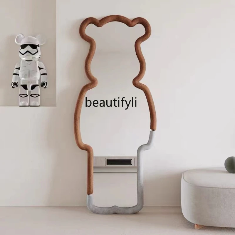 Nordic Floor Full-Length Mirror Bedroom Wall Full-Length Mirror Clothing Store Design Light Luxury Full-Length Mirror
Nordic Floor Full-Length Mirror Bedroom Wall Full-Length Mirror Clothing Store Design Light Luxury Full-Length Mirror