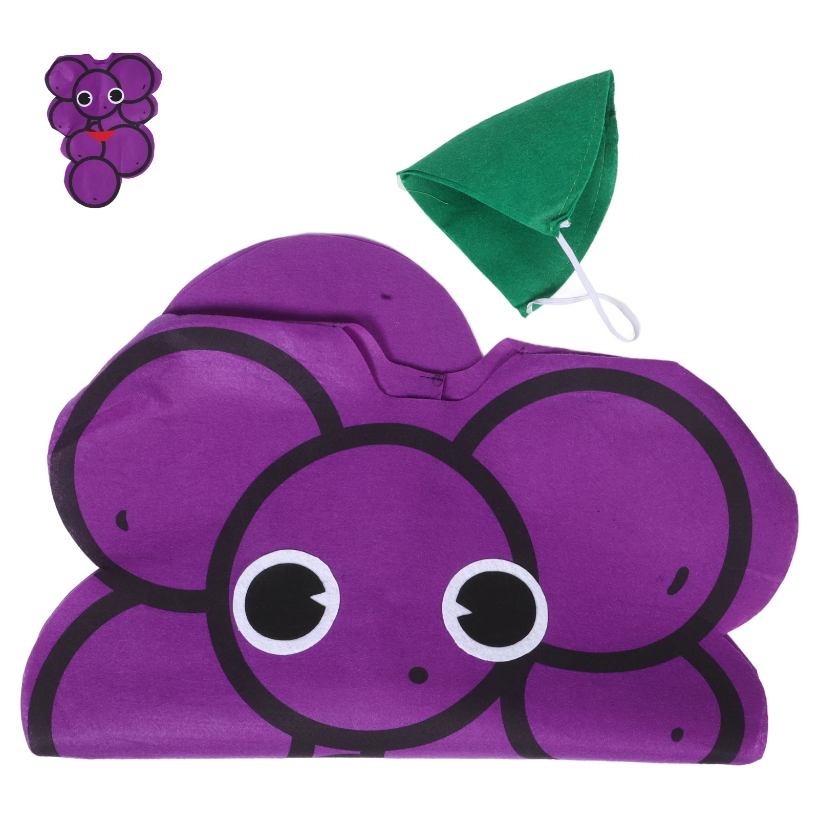 1set Halloween Kids Set Purple Role Party Supplies Grape Costumes Play Outfit Masquerade Party Festival Performance Dress
1set Halloween Kids Set Purple Role Party Supplies Grape Costumes Play Outfit Masquerade Party Festival Performance Dress