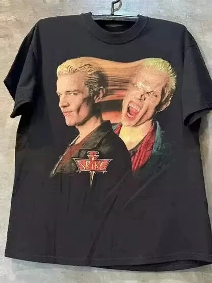 Футболка BUFFY THE VAMPIRE SLAYER SPIKE ФИЛЬМ ЧЕРНАЯ ФУТБОЛКА Ретро 90-е Хлопковые футболки с принтом Повседневные свободные топы унисекс
Футболка BUFFY THE VAMPIRE SLAYER SPIKE ФИЛЬМ ЧЕРНАЯ ФУТБОЛКА Ретро 90-е Хлопковые футболки с принтом Повседневные свободные топы унисекс