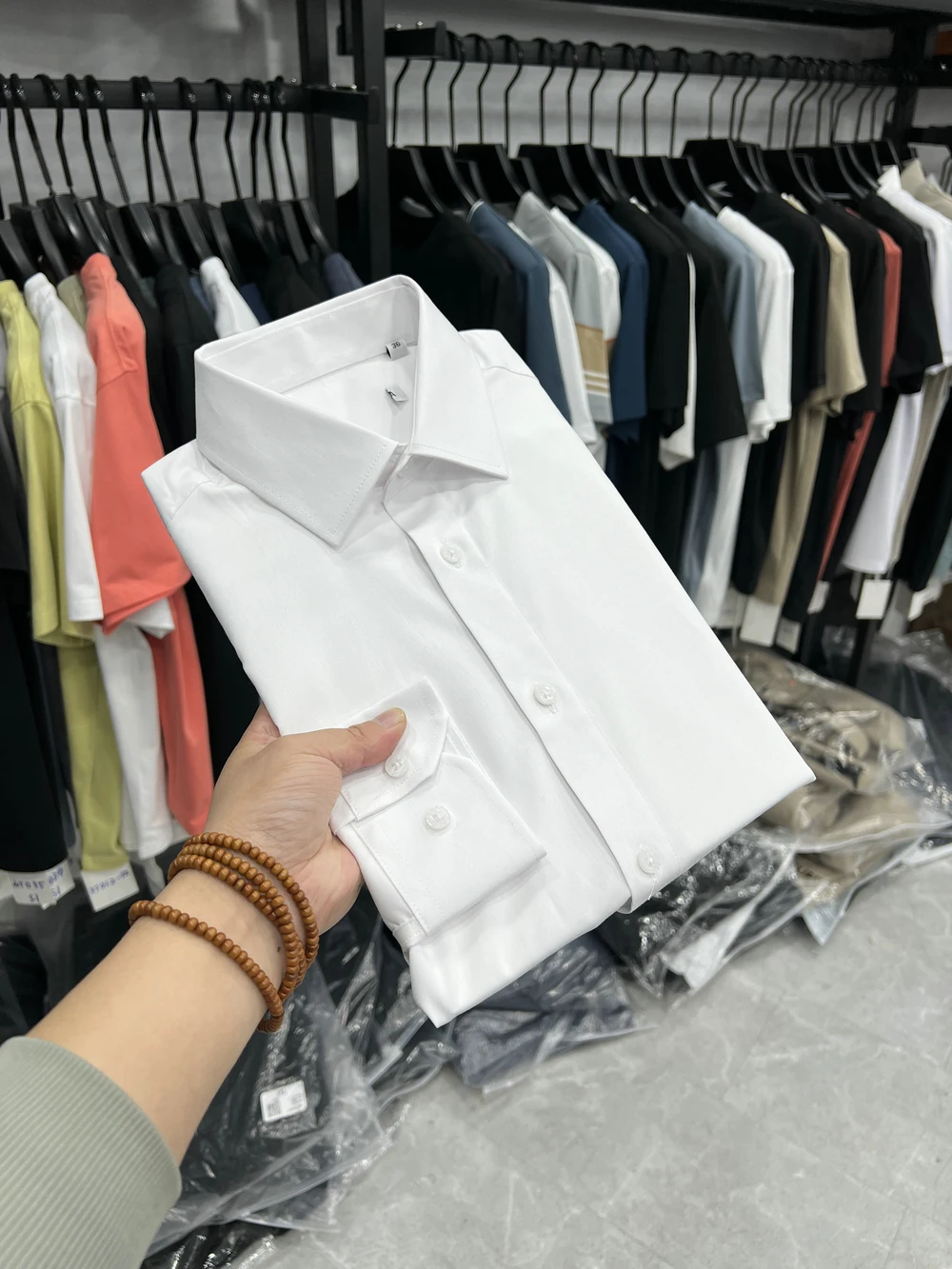 Business Casual Long Sleeve Shirt Commute Workwear Pure White Office Interview Professional Suit Cotton Polyester Blend
Business Casual Long Sleeve Shirt Commute Workwear Pure White Office Interview Professional Suit Cotton Polyester Blend