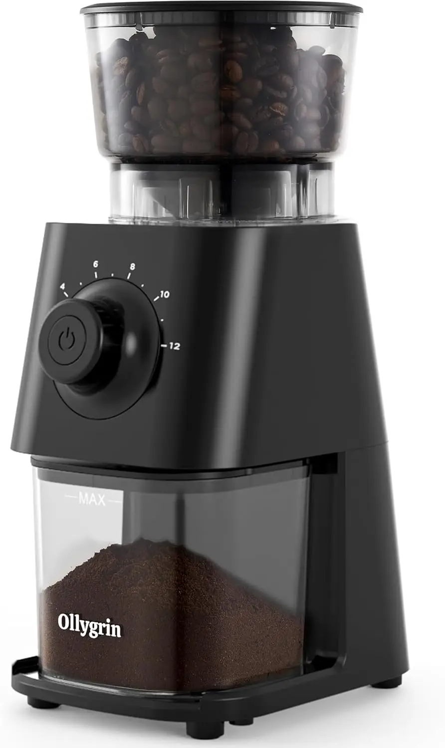 Electric Coffee Grinder with Conical Burr and 30 Settings for Fresh Beans
Electric Coffee Grinder with Conical Burr and 30 Settings for Fresh Beans