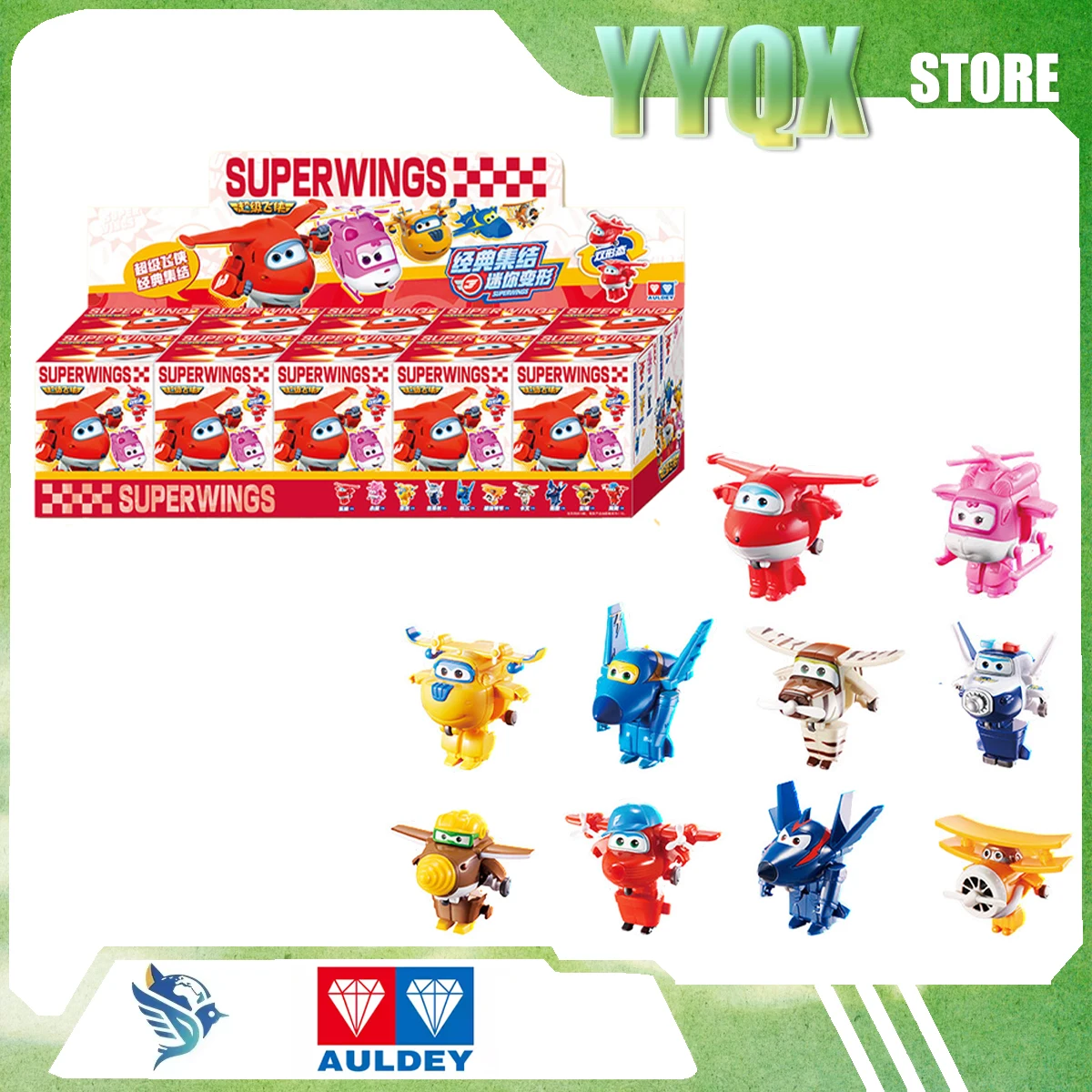 AULDEY 2026 New Super Wings Transformable Robot Mini Toy Collection Periphery Boy Girl Gift Surprise Like Ornament Classic
AULDEY 2026 New Super Wings Transformable Robot Mini Toy Collection Periphery Boy Girl Gift Surprise Like Ornament Classic