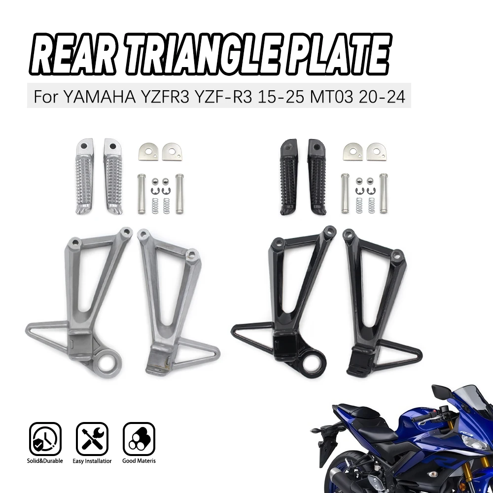 Motorcycle Rear passenger FootPeg Footrest Bracket For YAMAHA YZF R3 YZF-R3 2015-2025 MT03 2020 2021 2022 2023 2024
Motorcycle Rear passenger FootPeg Footrest Bracket For YAMAHA YZF R3 YZF-R3 2015-2025 MT03 2020 2021 2022 2023 2024