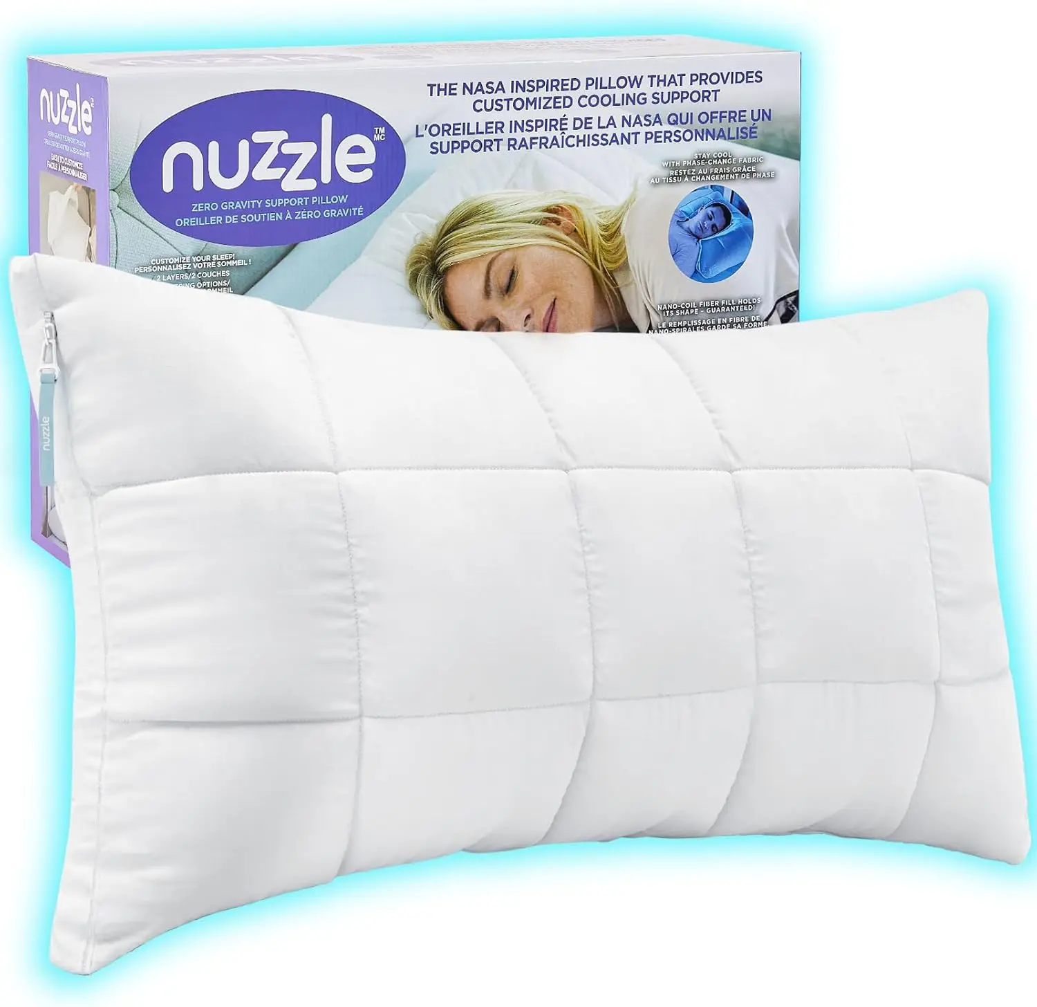 Adjustable Queen Pillow – 3-in-1 Height & Firmness, Cooling Hotel Support for Side, Back & Stomach Sleepers
Adjustable Queen Pillow – 3-in-1 Height & Firmness, Cooling Hotel Support for Side, Back & Stomach Sleepers