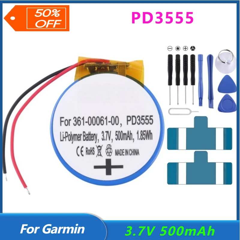 Replacement Battery for Garmin Fenix 1/ 2,for Garmin Vivactive 3 Music,for Garmin Edge 520/820/500/200,for Gar min Fenix 3/ 3 HR
Replacement Battery for Garmin Fenix 1/ 2,for Garmin Vivactive 3 Music,for Garmin Edge 520/820/500/200,for Gar min Fenix 3/ 3 HR