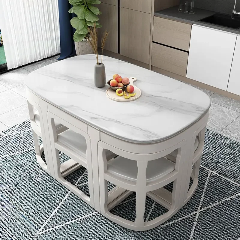 Tables and Chairs Set Restaurant Home Modern Simple Space-Saving Rectangular Invisible Solid Wood Bright Dining Table
Tables and Chairs Set Restaurant Home Modern Simple Space-Saving Rectangular Invisible Solid Wood Bright Dining Table