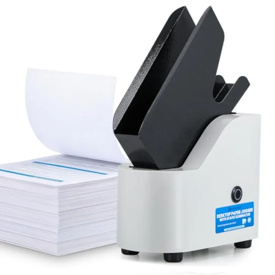 Desktop Paper Jogger for Office Use, Aluminum Alloy Body, Silver Color, 300 Sheets Large Capacity with 3-5s Alignment Precision
Desktop Paper Jogger for Office Use, Aluminum Alloy Body, Silver Color, 300 Sheets Large Capacity with 3-5s Alignment Precision