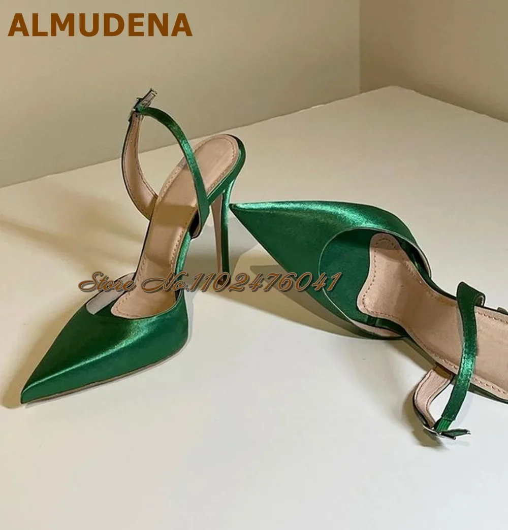 ALMUDENA/зеленые банкетные туфли из атласной ткани с открытой пяткой, красные, серебряные блестящие свадебные туфли с блестками, неглубокие туфли-лодочки с пряжкой и ремешком
ALMUDENA/зеленые банкетные туфли из атласной ткани с открытой пяткой, красные, серебряные блестящие свадебные туфли с блестками, неглубокие туфли-лодочки с пряжкой и ремешком