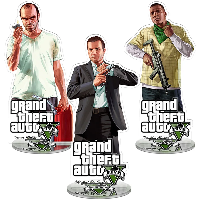 Gta 5 Game Acrylic Figure Display Stand Model Plate Double Sided Cartoon Design Wholesale Friends Girl Gift Ornaments Keychain
Gta 5 Game Acrylic Figure Display Stand Model Plate Double Sided Cartoon Design Wholesale Friends Girl Gift Ornaments Keychain
