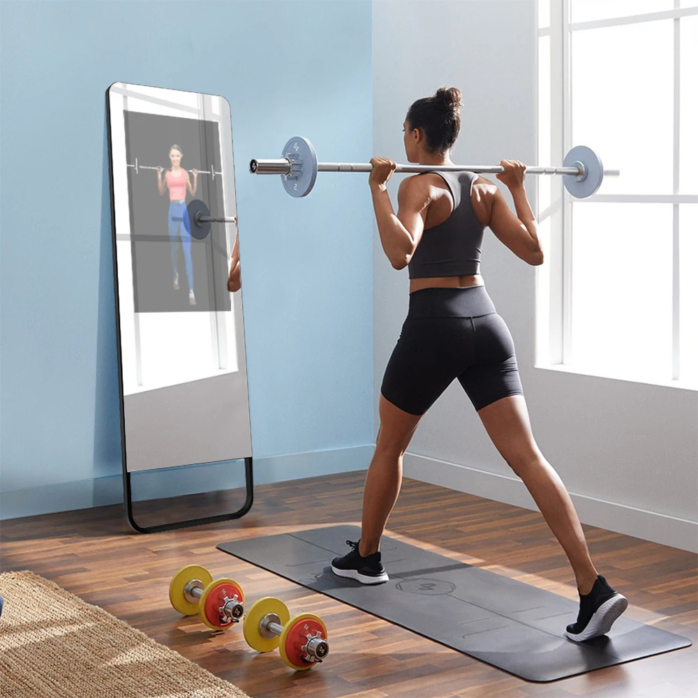 Magic Exercise Mirror Gym Interactive Health Full Body Sport Gym Floor Wall Exercise Workout Mirror Smart Fitness Mirror
Magic Exercise Mirror Gym Interactive Health Full Body Sport Gym Floor Wall Exercise Workout Mirror Smart Fitness Mirror