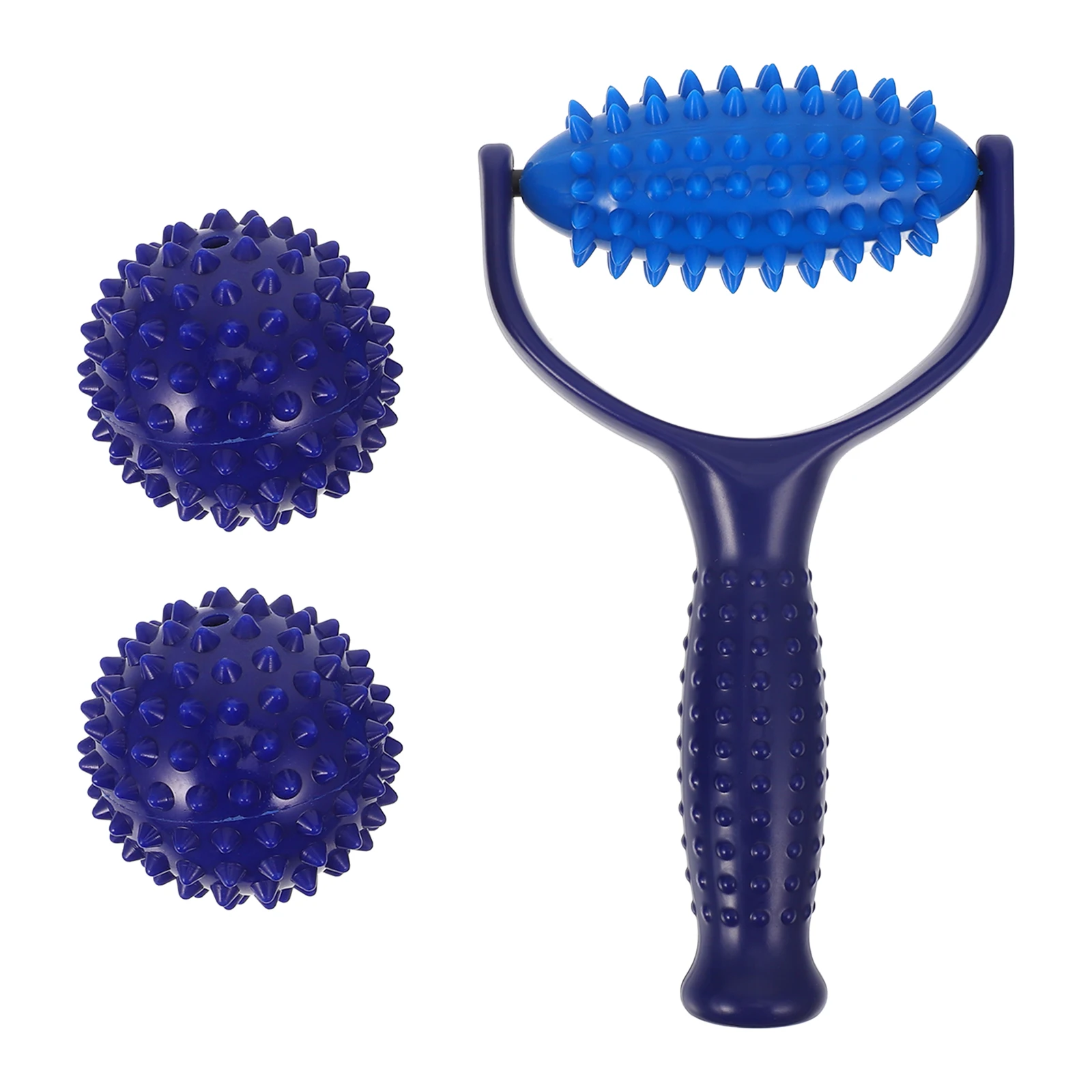 Muscle Massage Roller Handheld Fitness Aids for Foot Arm Calf Body Relax Blue Manual Spiky Massager Portable ABS Yoga Tool
Muscle Massage Roller Handheld Fitness Aids for Foot Arm Calf Body Relax Blue Manual Spiky Massager Portable ABS Yoga Tool