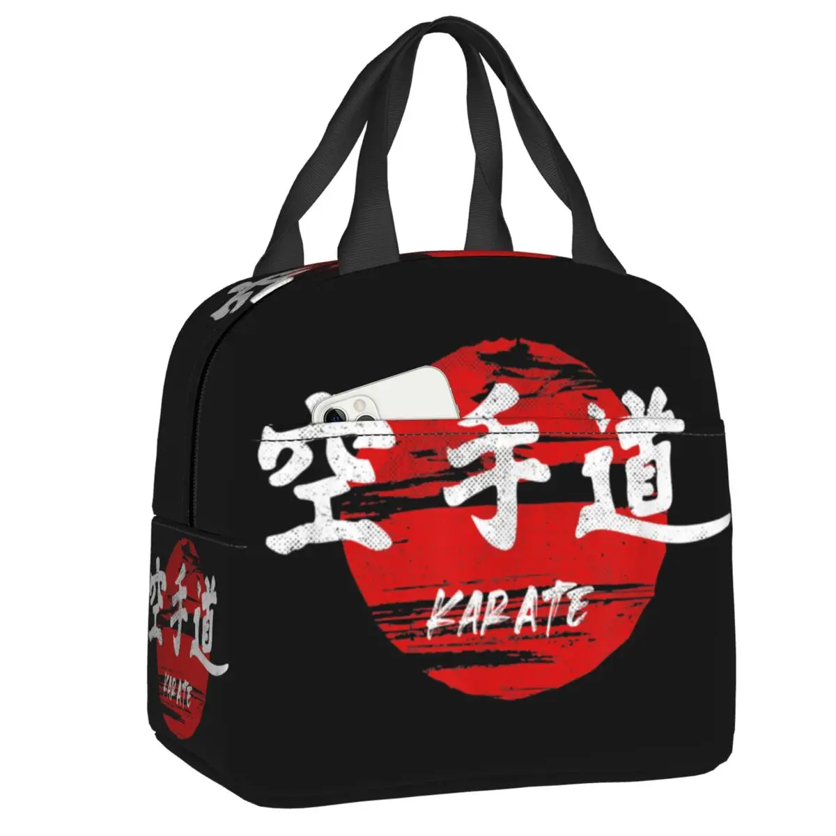 Термоизолированная сумка для обеда с логотипом японского солнца в стиле каратэ, женская портативная сумка для еды, многофункциональный контейнер для продуктов
Термоизолированная сумка для обеда с логотипом японского солнца в стиле каратэ, женская портативная сумка для еды, многофункциональный контейнер для продуктов