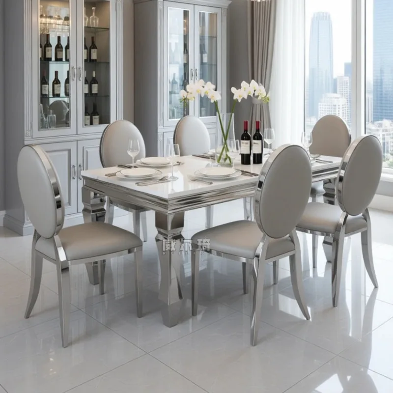 High Designer Dining Table Poker Writing Modern Luxury Study Restaurant Mobile Dining Table Living Room Muebles Home Furniture
High Designer Dining Table Poker Writing Modern Luxury Study Restaurant Mobile Dining Table Living Room Muebles Home Furniture