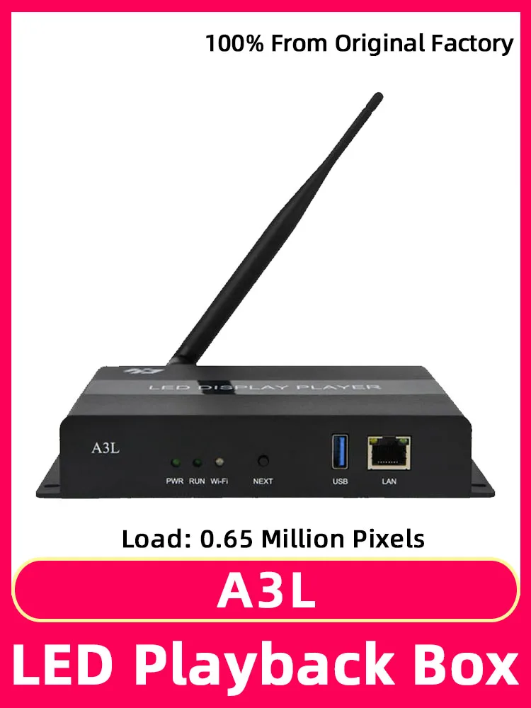 HD-A3L Полноцветный светодиодный экран Мобильный телефон WiFi Воспроизведение Коробка Светодиодная панель Видеостена Пиксельный дисплей Контроллер USB-порта
HD-A3L Полноцветный светодиодный экран Мобильный телефон WiFi Воспроизведение Коробка Светодиодная панель Видеостена Пиксельный дисплей Контроллер USB-порта