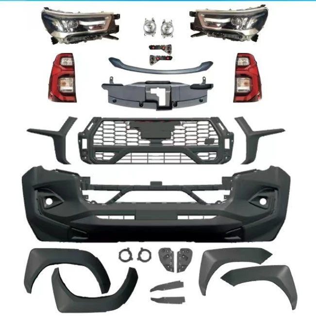 Body Kit High Quality Plastic Front Bumper for 2016-2019 Hilux Revo Rocco Upgrade To 2021 Hilux GR GR Sport Kit
Body Kit High Quality Plastic Front Bumper for 2016-2019 Hilux Revo Rocco Upgrade To 2021 Hilux GR GR Sport Kit