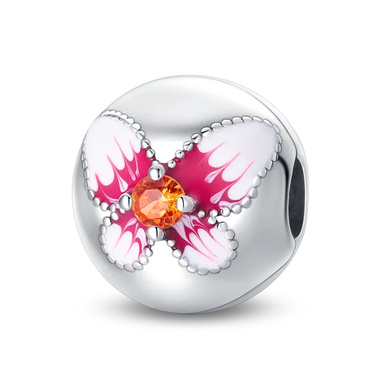 S925 Sterling Silver Pink Butterfly Snap Charms Fit Original Pandora Bracelet DIY Beads For Women Birthday Fine Jewelry Gift
S925 Sterling Silver Pink Butterfly Snap Charms Fit Original Pandora Bracelet DIY Beads For Women Birthday Fine Jewelry Gift