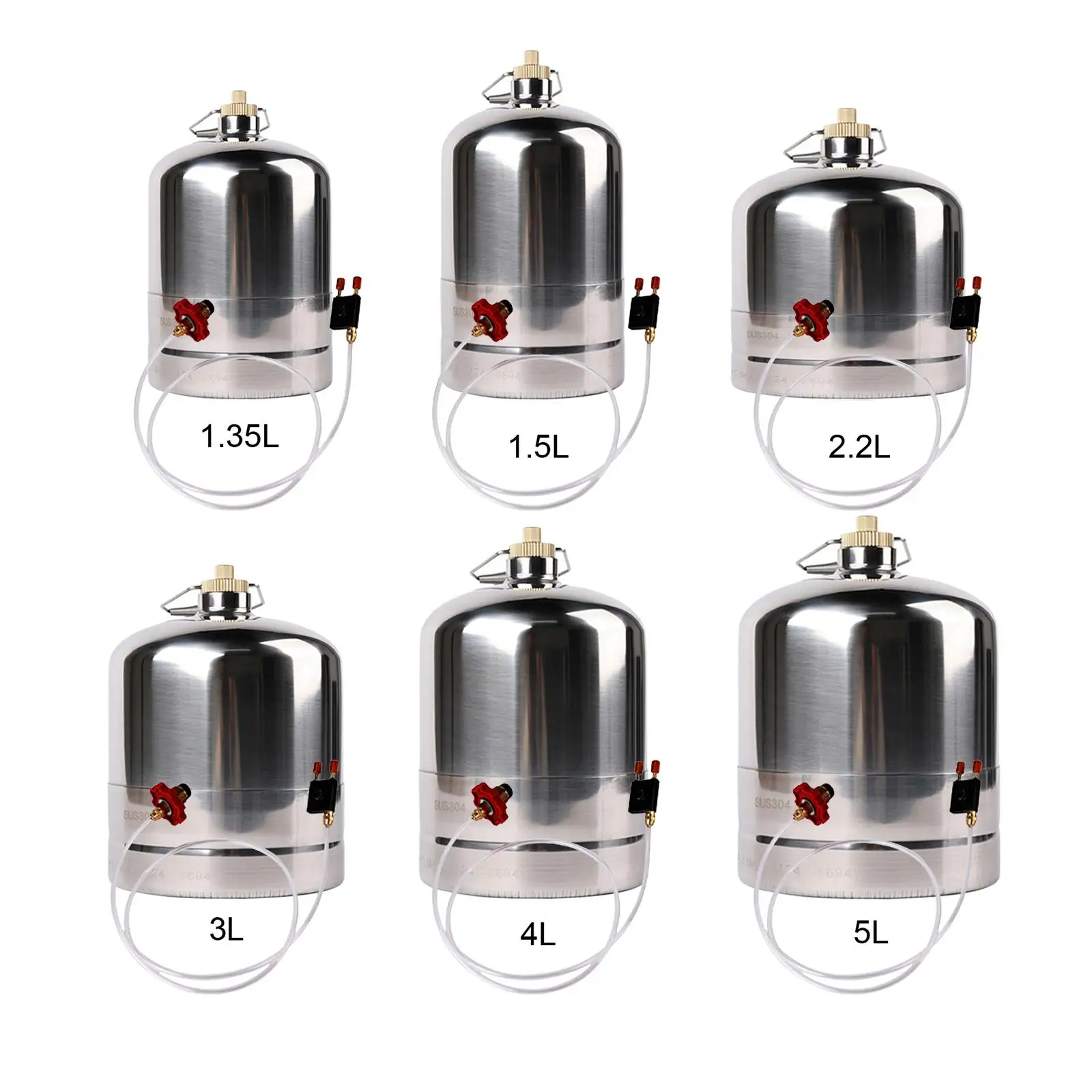 Stainless Steel Gas Bottle Inflatable Container Circulating Gas Canister for Fishing Hiking Camping Stove Gas Stove Equipment
Stainless Steel Gas Bottle Inflatable Container Circulating Gas Canister for Fishing Hiking Camping Stove Gas Stove Equipment